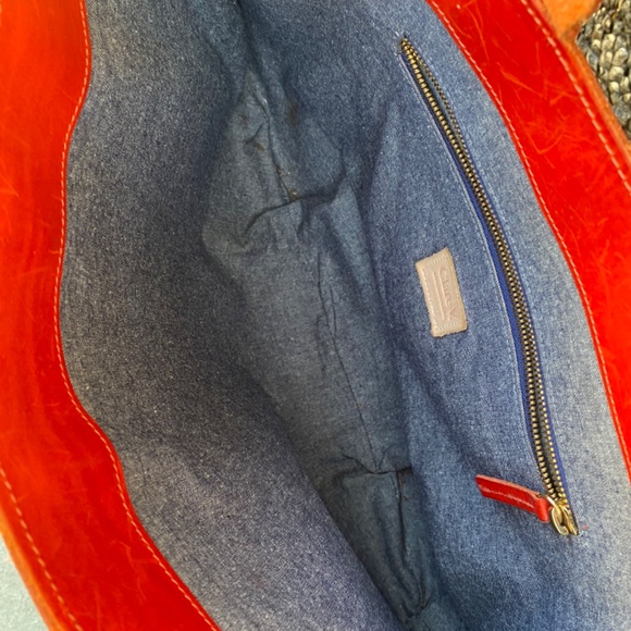 Clare V La Tropezienne Red leather - Picture 4 of 6